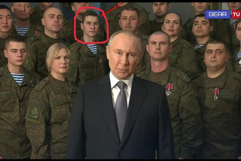 Putinin Yeni il müraciətinin arxa planındakı hərbçi Ukraynada zərərsizləşdirilib