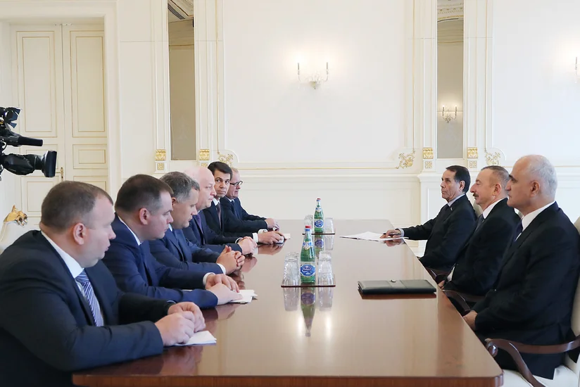 President Ilham Aliyev receives delegation led by Ukrainian first vice prime minister - UPDATED