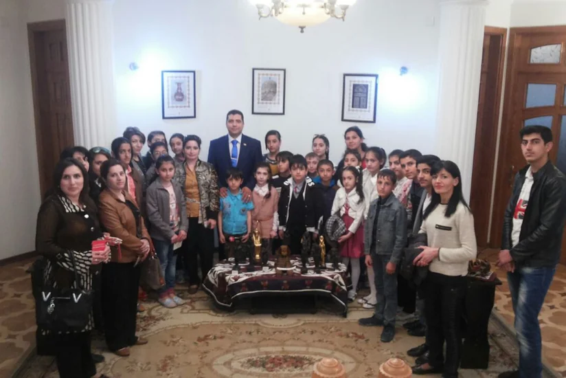 Bakıxanov adına Uşaq İncəsənət Məktəbinin şagirdləri Misir Mədəniyyət Mərkəzində olublar