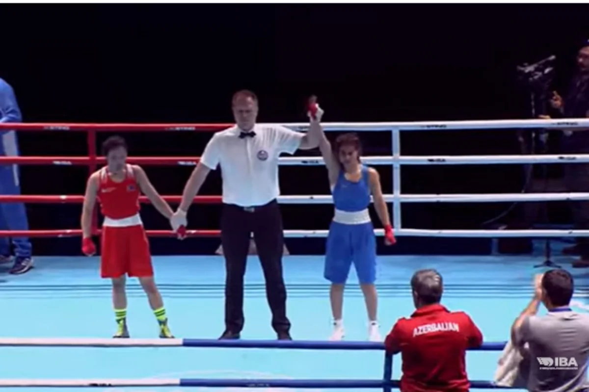 Dünya çempionatı: Azərbaycanın qadın boksçusu 1/4 finala yüksəlib