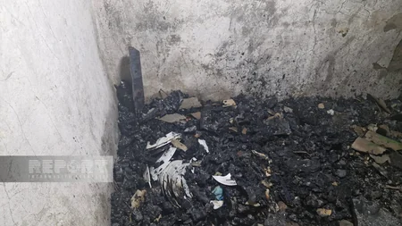 Kürdəmirdə evdə partlayış yanğına səbəb olub