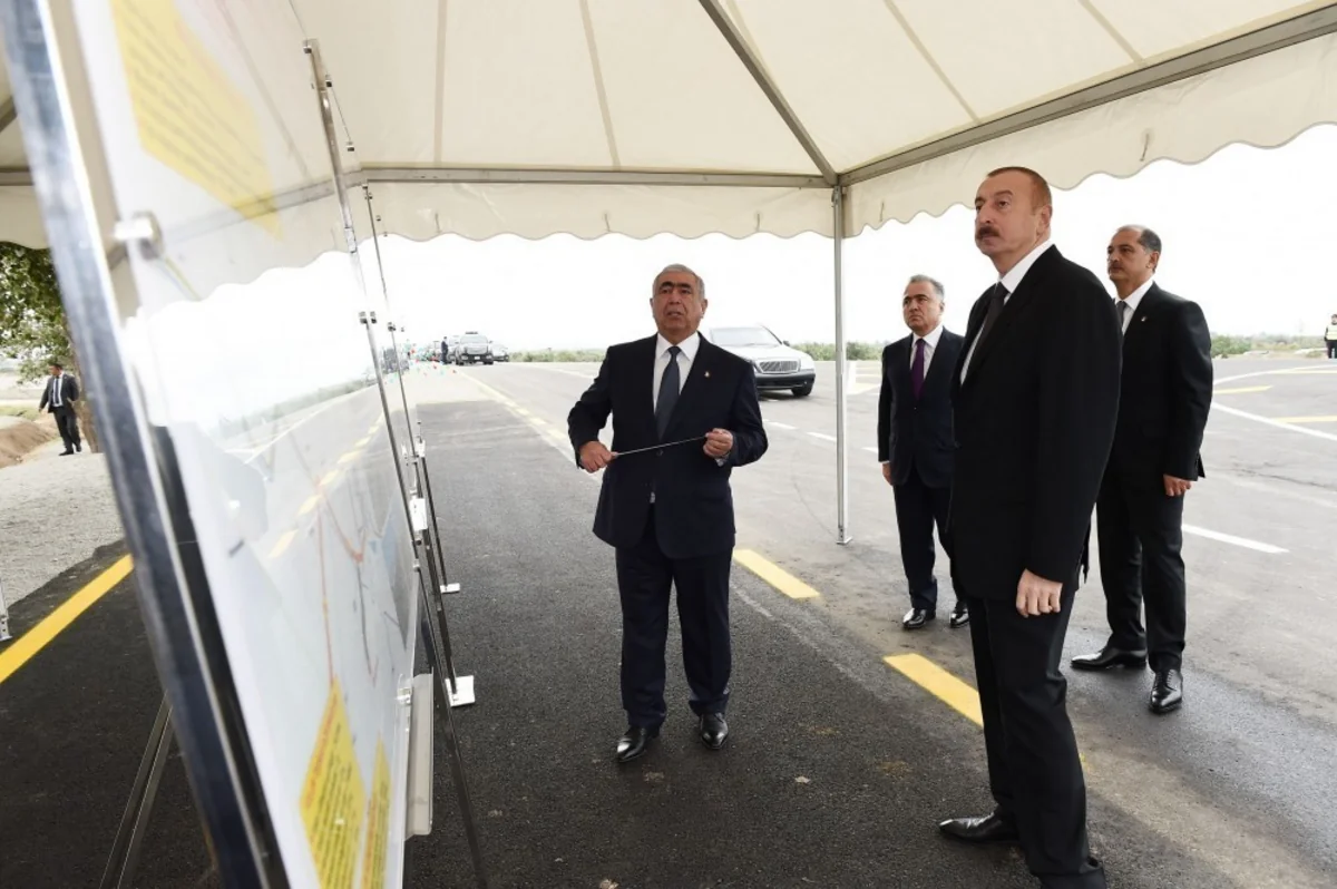 President Ilham Aliyev inaugurates Imishli-Otuziki-Garagashli highway