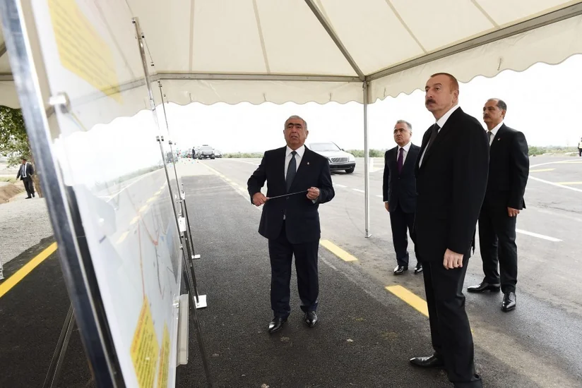 Prezident İlham Əliyev İmişli-Otuziki-Qaraqaşlı avtomobil yolunun açılışında iştirak edib - ƏLAVƏ OLUNUB