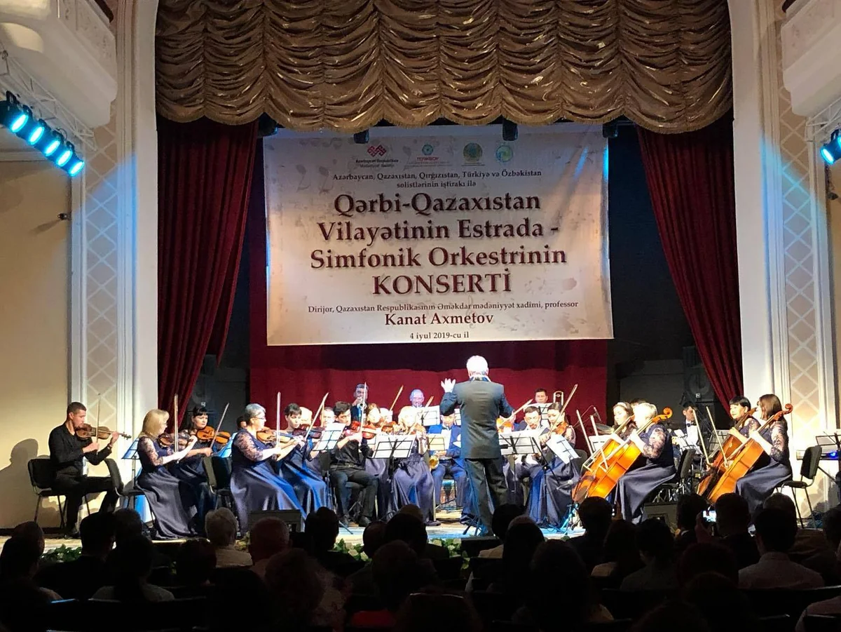 Bakıda Qazaxıstan orkestrinin simfonik konserti keçirilib - FOTO