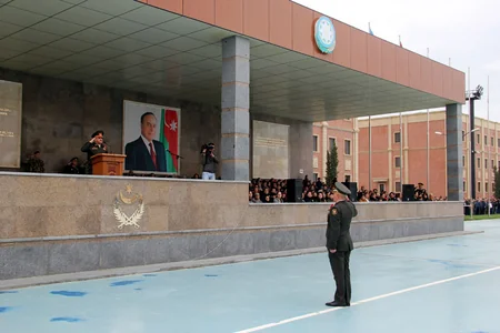 Gənc əsgərlərin hərbi andiçmə mərasimi keçirilib