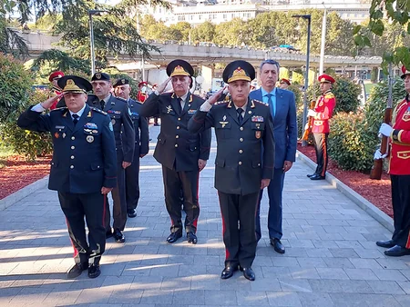Azərbaycan Ordusunun Baş Qərargah rəisi Gürcüstanın müdafiə naziri ilə görüşüb
