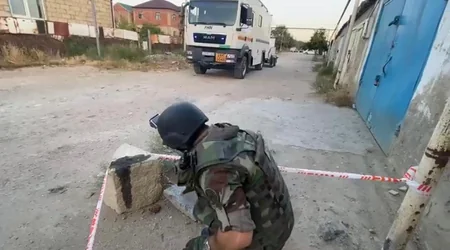 Sumqayıtda əl qumbarası tapılıb