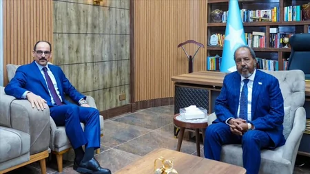 MİT-in rəisi Somali Prezidenti ilə terrorçuluqla mübarizəni müzakirə edib