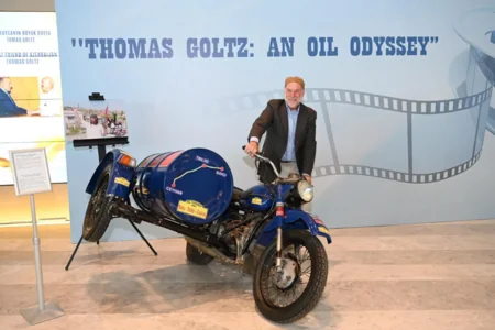 Bakı Konqres Mərkəzində “Tomas Qolts: Neft Odisseyası” sənədli filmi təqdim olunub