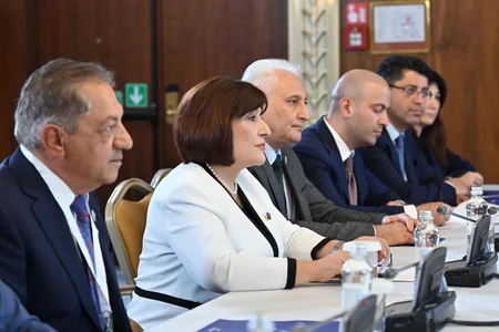 Sahibə Qafarova Astanada Şimali Kipr Türk Cümhuriyyəti Məclisinin sədri ilə görüşüb
