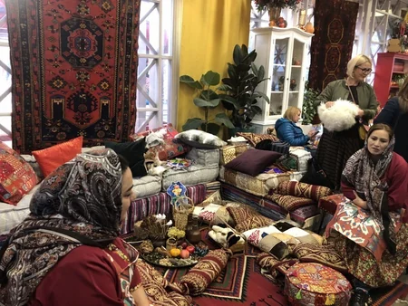 Heydər Əliyev Fondunun təşkilatçılığı ilə Moskvada “Azərbaycanın payız sovqatları” adlı şəhərcik açılıb