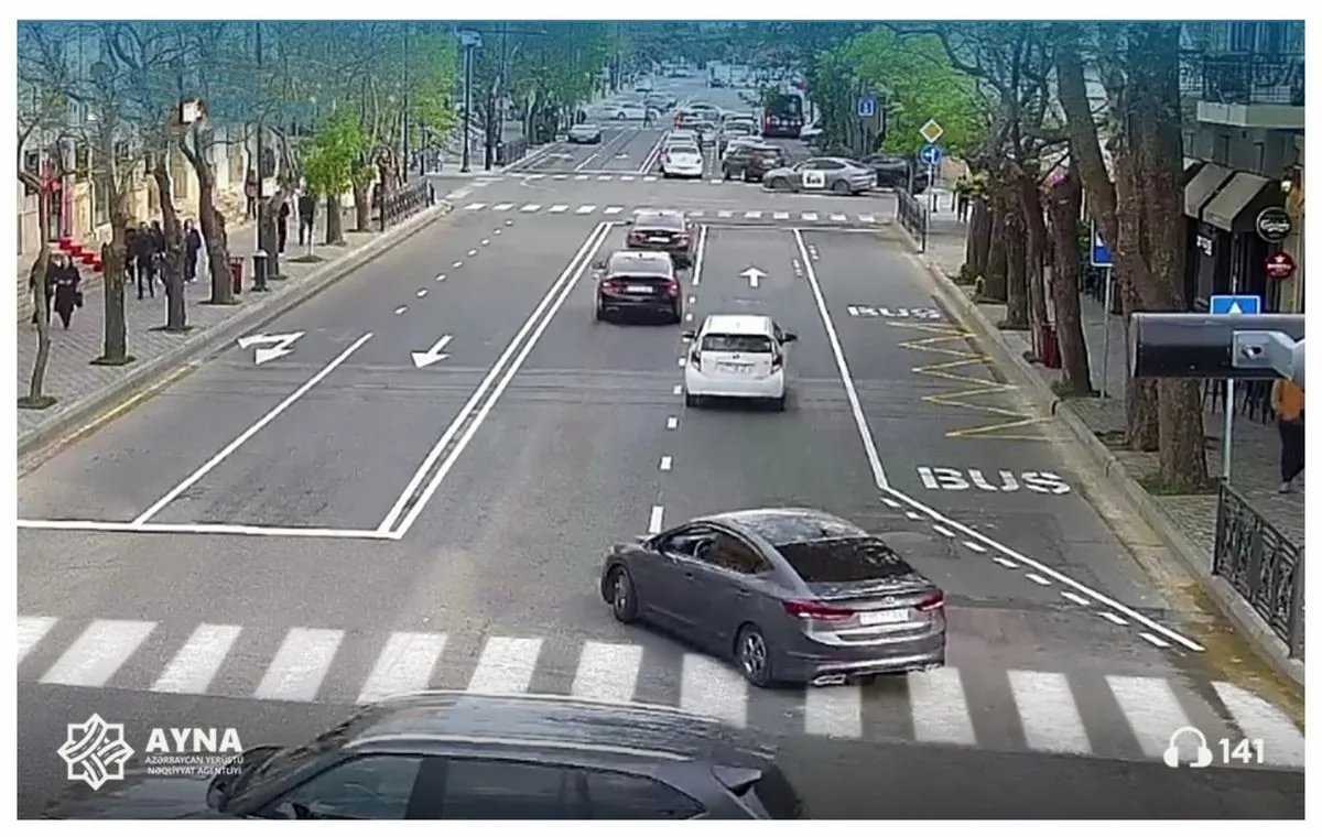 Puşkin küçəsində xüsusi hərəkət zolağı təşkil edilib