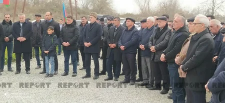 Vətən müharibəsi şəhidlərinin adına inşa edilən bulağın açılışı olub