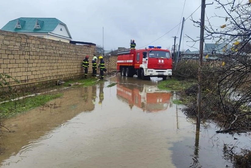 Xaçmazın iki qəsəbəsində evləri su basıb