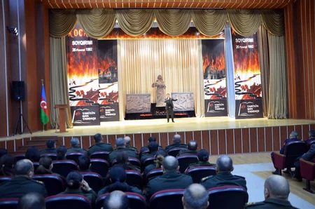 Xocalı soyqırımının ildönümü Silahlı Qüvvələrdə tədbirlərdə anılıb - VİDEO