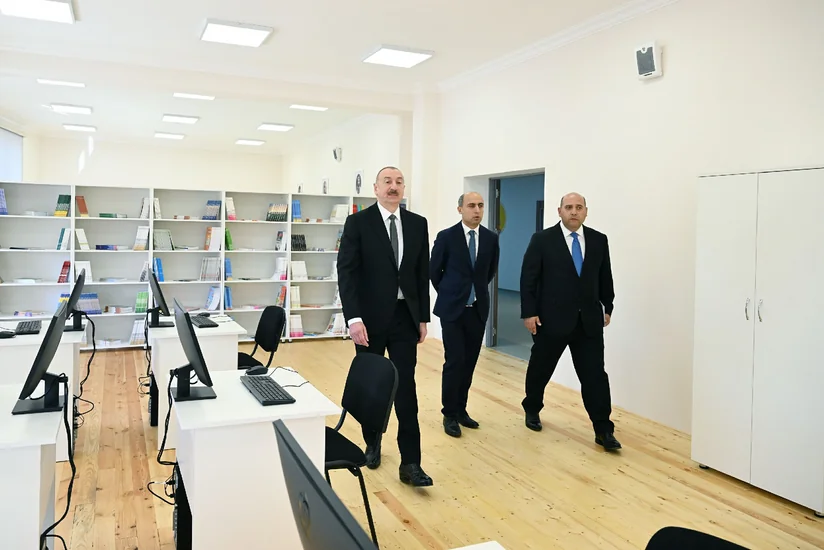 President Ilham Aliyev attends inauguration of Kangarli village secondary school in Aghdam