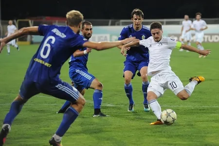 Gürcüstan klubunun 5 futbolçusu danışılmış oyunda iştirak şübhəsi ilə cəzalandırılıb - VİDEO