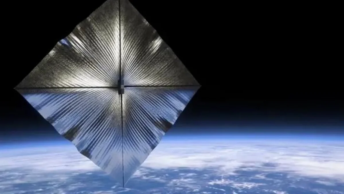 Специалисты NASA провели внеземные испытания солнечного паруса