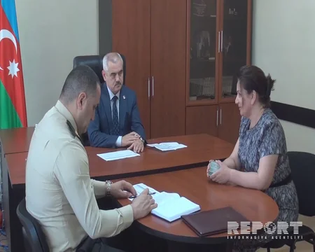 Arzu Rəhimov Xaçmazda vətəndaşları qəbul edib - FOTO - VİDEO