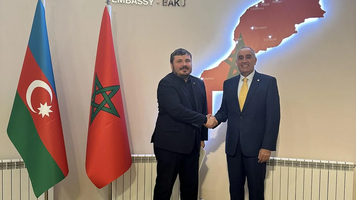 Ukraine’s envoy to Azerbaijan mulls co-op development with his Moroccan counterpart
