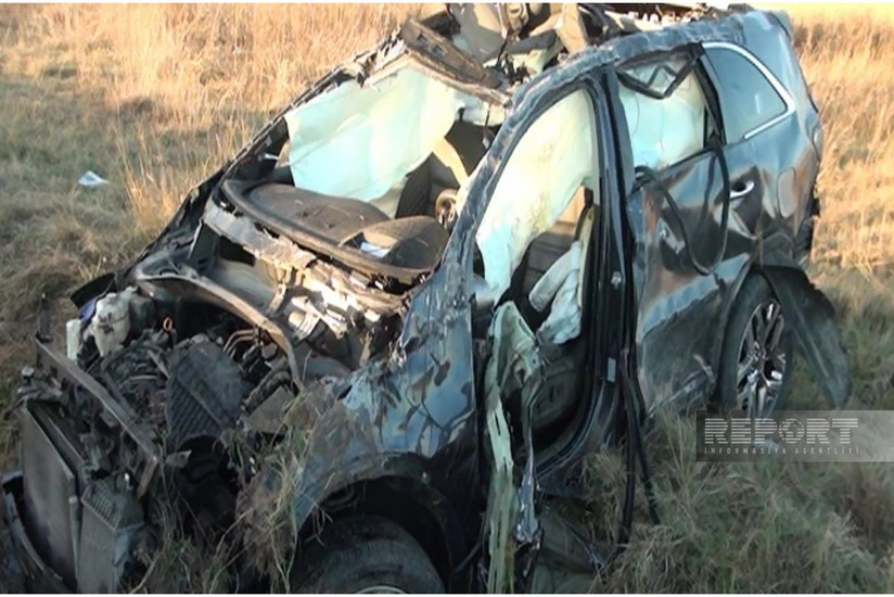 Goranboyda avtomobil aşıb, iki nəfər ölüb