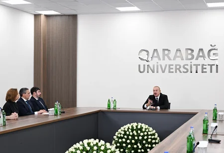 Prezident İlham Əliyev Qarabağ Universitetinin təmirdən sonra açılışında iştirak edib - YENİLƏNİB-4