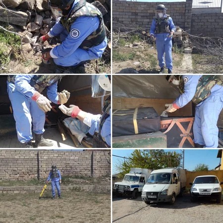 Nardaranda əl qumbarası və partladıcı tapıldı