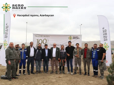 “Agro Dairy” “Hərəyə bir ağac əkək!” aksiyası keçirib