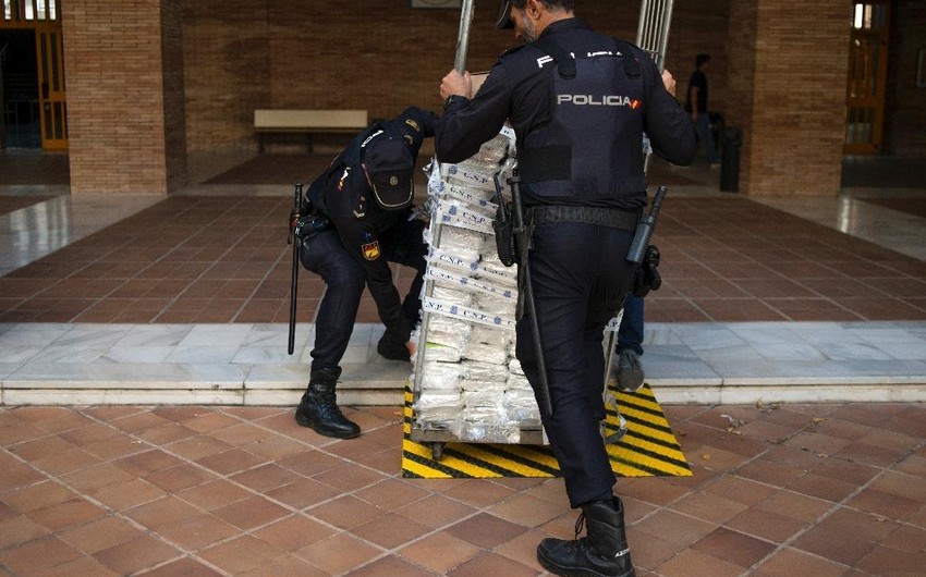 İspaniyada 4 ton kokain müsadirə edilib