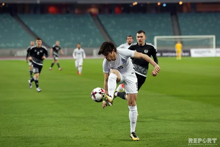 Futbol üzrə Azərbaycan milli komandası Belarusa məğlub olub - FOTOREPORTAJ