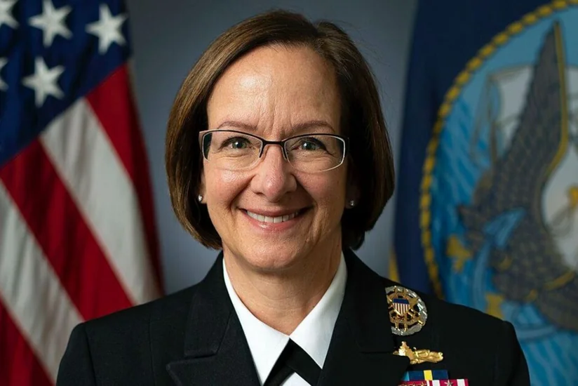 Lisa Franchetti becomes first woman to lead US Navy