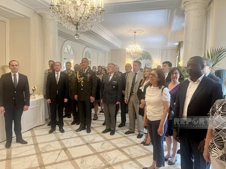 Parisdə Azərbaycan Silahlı Qüvvələrinin 105 illik yubileyi qeyd edilib