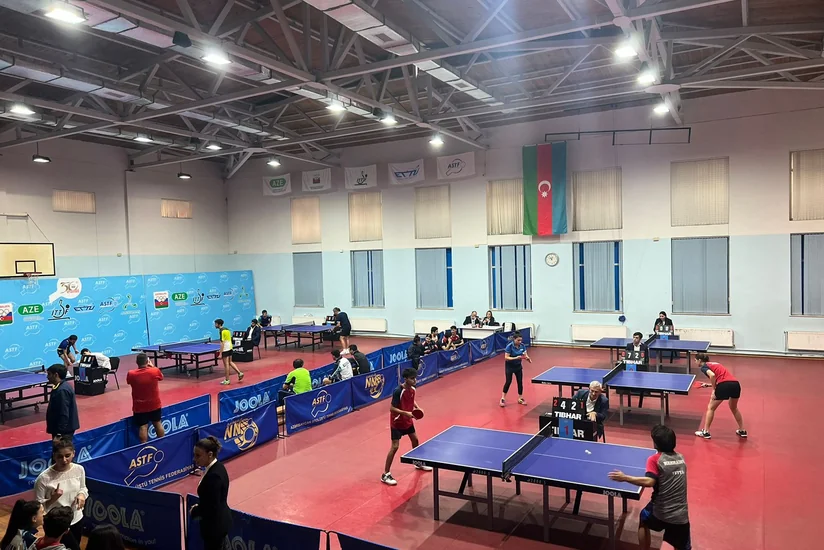 Stolüstü tennis üzrə ölkə kubokunda komanda yarışları başa çatıb