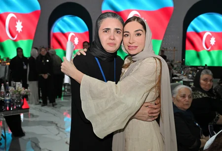 Leyla Aliyeva and Arzu Aliyeva attend Iftar ceremony with mothers of martyrs