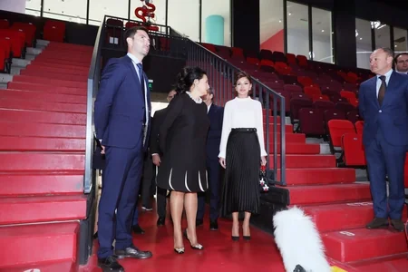 First Vice-President Mehriban Aliyeva visited Gymnastics Center in Luzhniki Olympic Complex