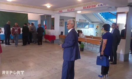 Lənkəran sakinləri səsvermədə fəallıq nümayiş etdirir - FOTO