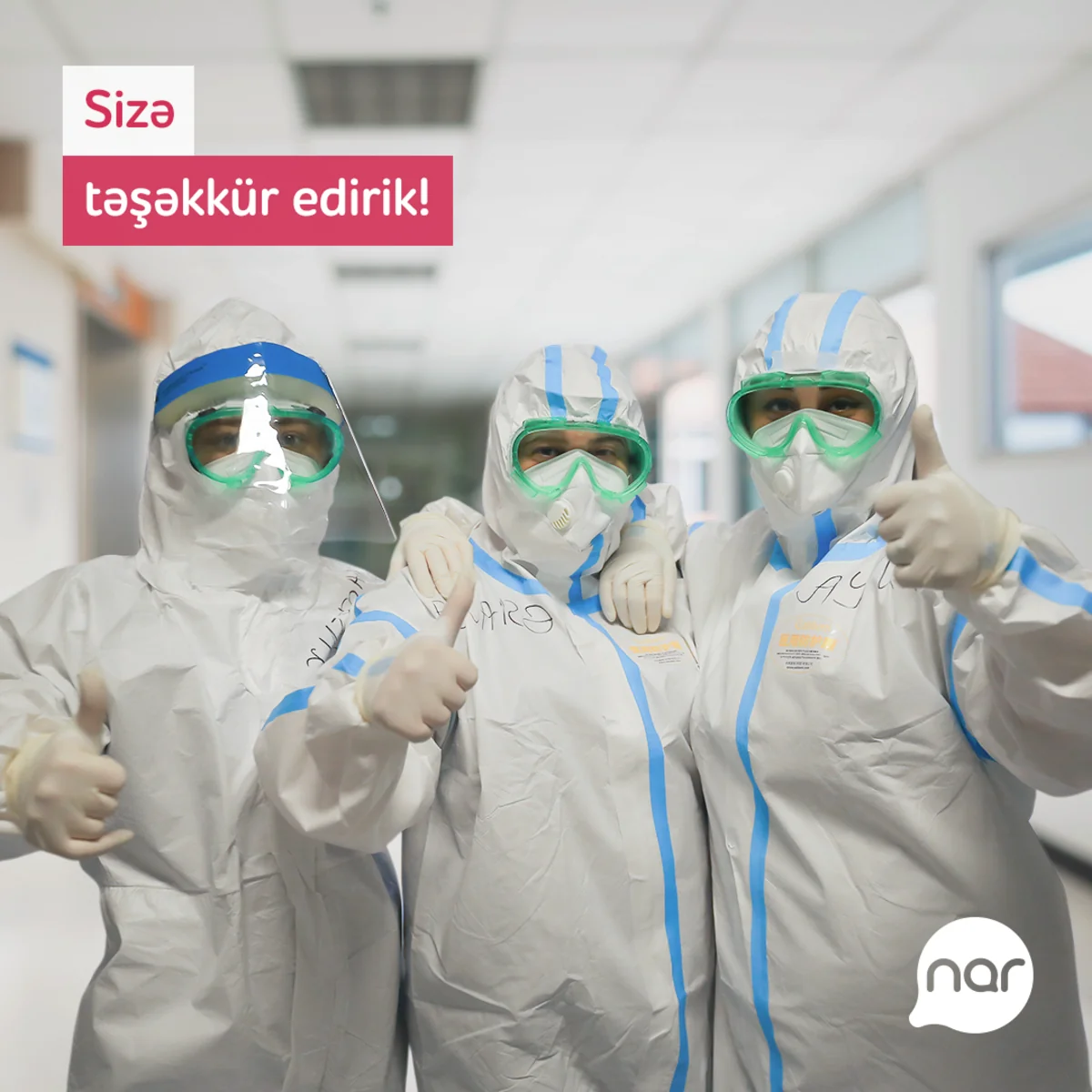 “Nar” koronavirusla mübarizə aparan həkimlərə rabitə dəstəyini davam etdirir