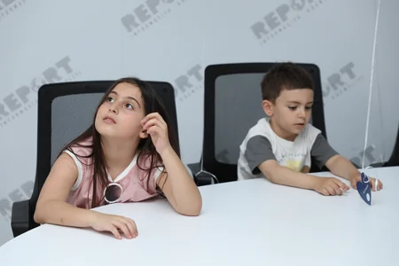 Festive atmosphere at Report News Agency on Children's Day