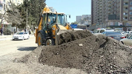 Xətai rayonunda daha bir küçə təmir edilir