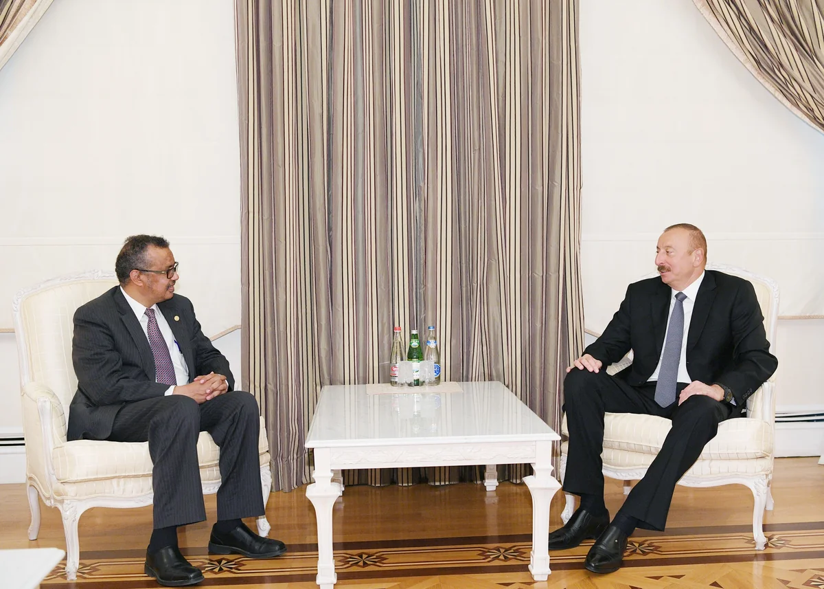 President Ilham Aliyev received WHO Director General