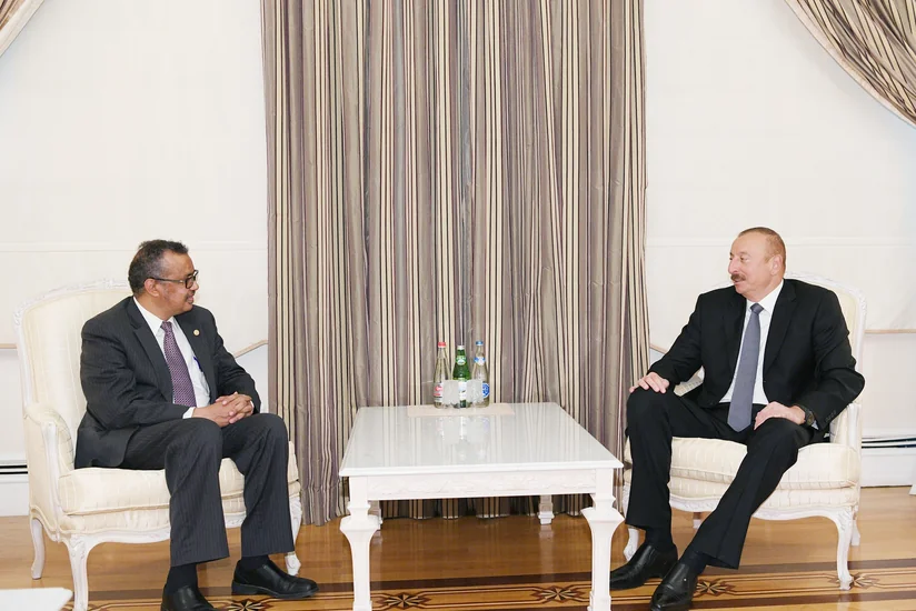 President Ilham Aliyev received WHO Director General