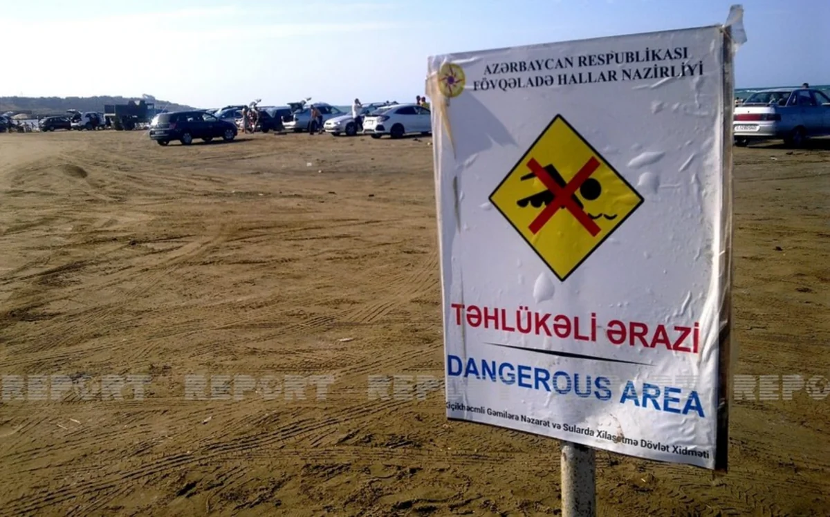 Çimərlikdə batma təhlükəsi ilə üzləşənlər xilas edilib