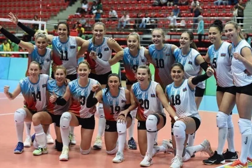 Azərbaycan qadın voleybol millisi təsnifat mərhələsinə qələbə ilə başlayıb