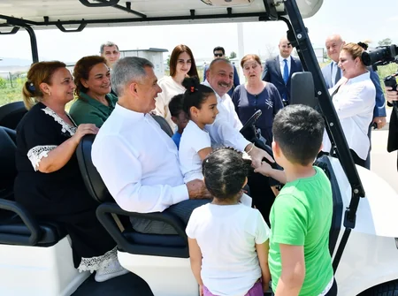 Azərbaycan və Tatarıstan liderləri Zəngilanın Ağalı kəndində olublar