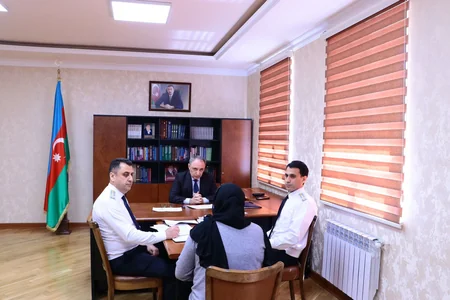 Baş prokuror paytaxtın Nizami rayonunda vətəndaşları qəbul edib