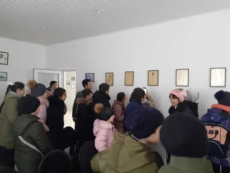 Məktəblilərə Abşeron Milli Parkında açıq dərs keçirilib