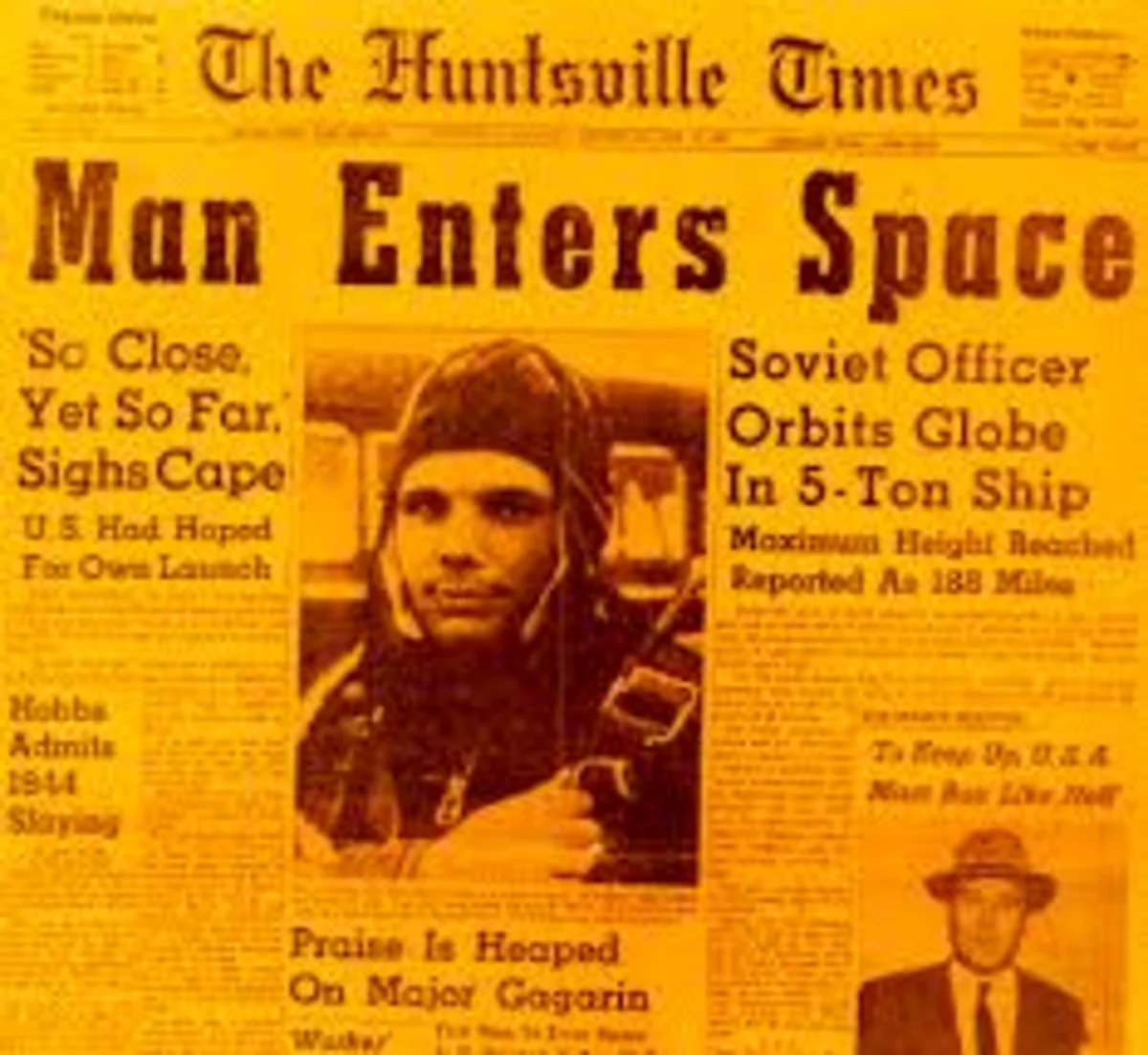 April 12 marks 55 years since first man ushered in space era
