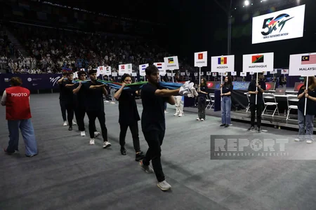 Prezident İlham Əliyev və Mehriban Əliyeva Bakıda taekvondo üzrə dünya çempionatının açılış mərasimini izləyiblər - YENİLƏNİB