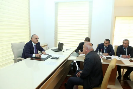 Səlim Müslümov Goranboyda 5 şəhər və rayon sakinləri ilə görüşüb