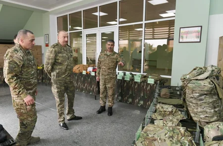 Prezident İlham Əliyev N saylı hərbi hissədə olub - FOTO - VİDEO - YENİLƏNİB-3